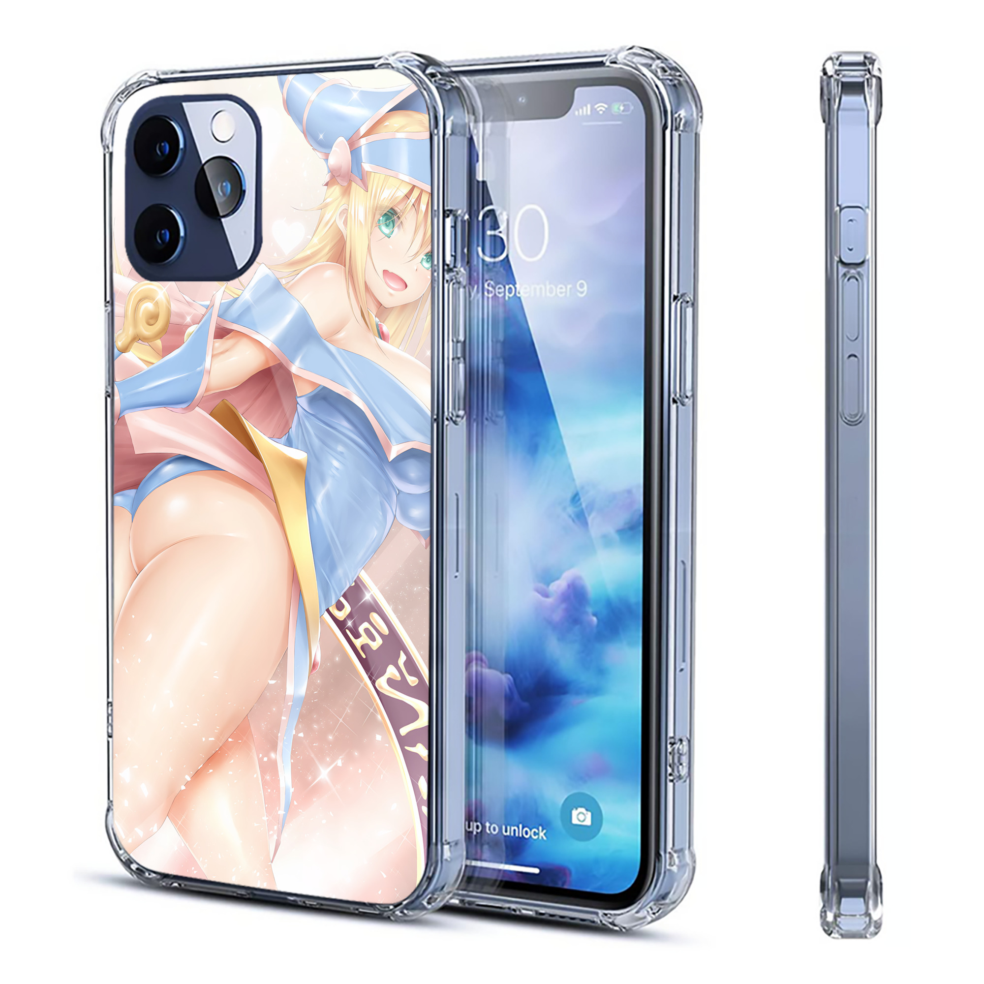 （画像用） 遊☆戯☆王 Yu-Gi-Oh! 【iPhone 12シリーズ対応】透明スマホケース（クリアソフトケース）